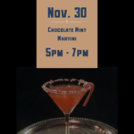 Nov 30 - Tasting Tuesday - Chocolate Mint Martini